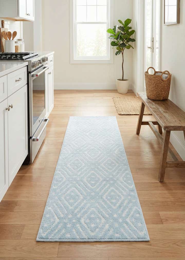2' x 8' Easy-Clean Sabrina Soto Ella Indoor / Outdoor Runner Rug