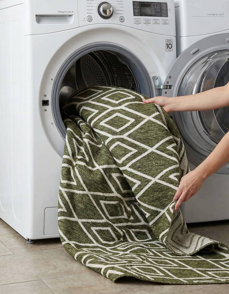 Detail image of 7' 10 x 7' 10  Washable Jill Zarin Turks and Caicos Indoor / Outdoor Square Rug