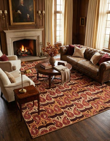 7' 11 x 10' 3 Hand Knotted Ariana Ziegler Rug