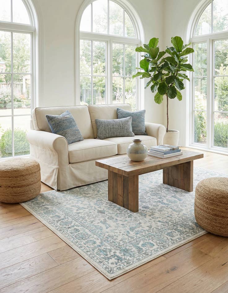 Detail image of Jill Zarin 4' x 6' Uptown Central Park Rug