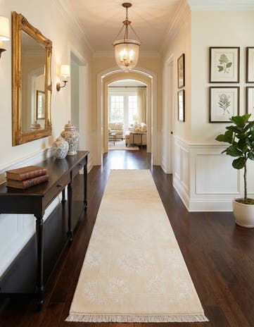 2' 10 x 13' Hand Knotted Darya Wool Runner Rug