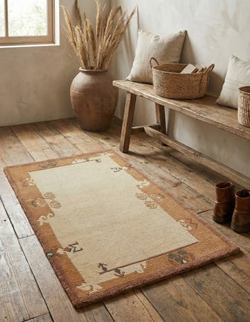 2' 2 x 3' 4 Hand Knotted Tibet Wool Rug