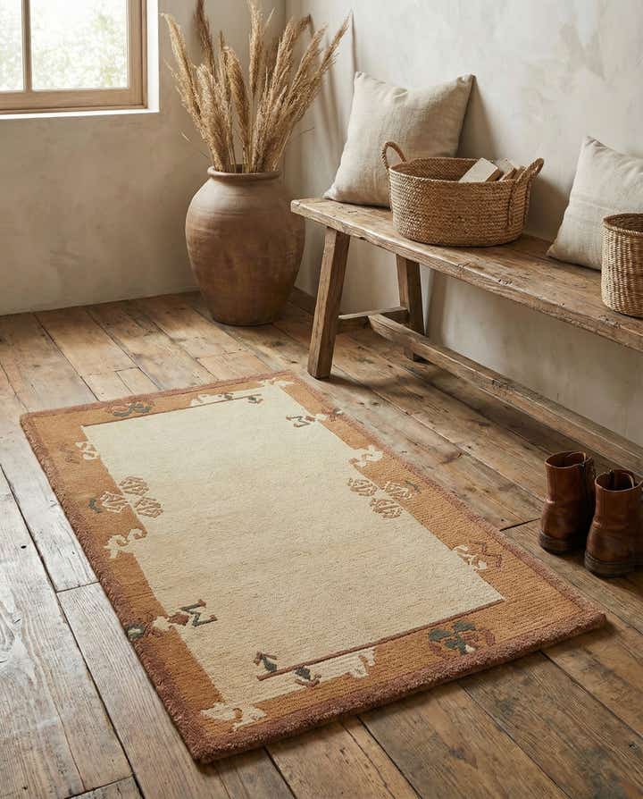 2' 2 x 3' 4 Hand Knotted Tibet Wool Rug