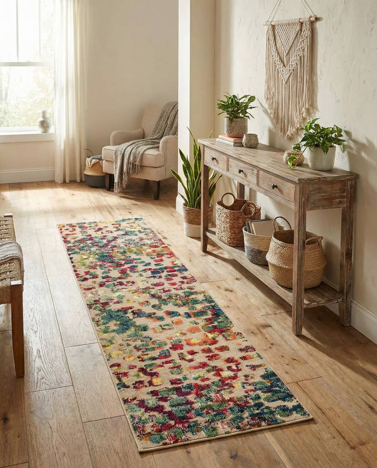 Detail image of 2' x 8' Easy-Clean Casablanca Indoor / Outdoor Runner Rug