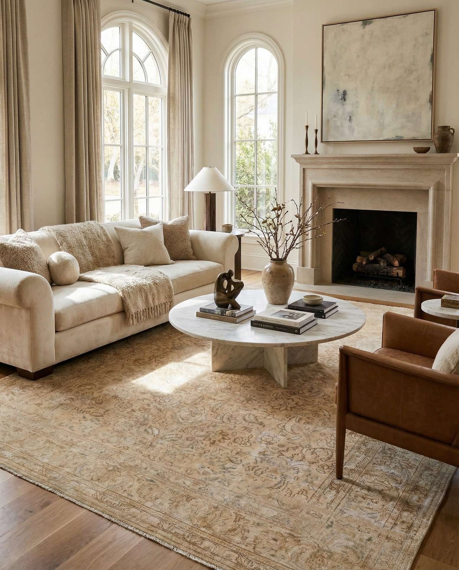 7' 10 x 10' 8 Hand Knotted Ultra Vintage Persian Wool Rug
