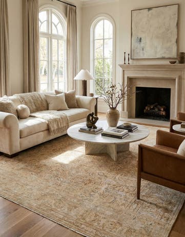 7' 10 x 10' 8 Hand Knotted Ultra Vintage Persian Wool Rug
