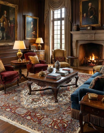 6' 9 x 9' 5 Tabriz Wool Rug