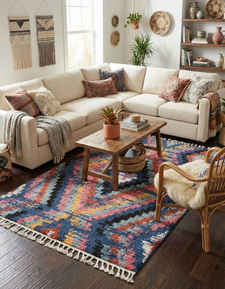 Detail image of 5' x 8' 3 Cherokee Rug