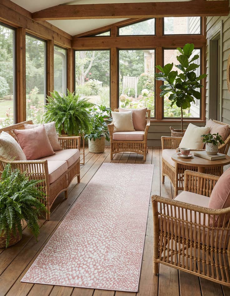 Detail image of 2' 7 x 12' Kamala Washable Runner Rug