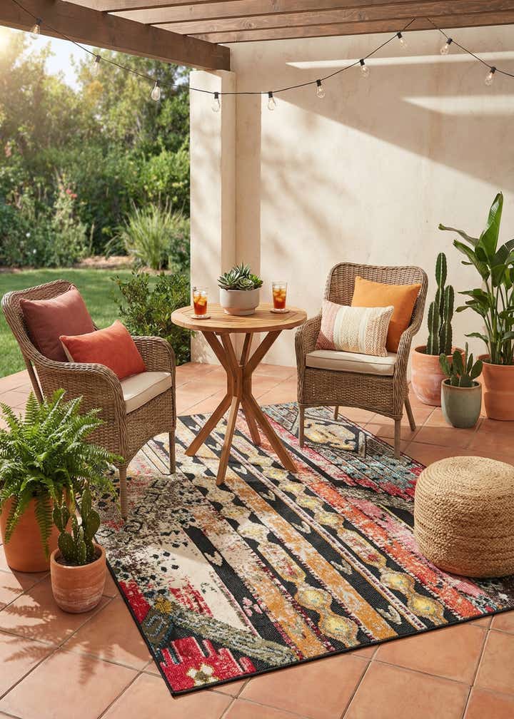 5' x 7' Easy-Clean Casablanca Indoor / Outdoor Rug