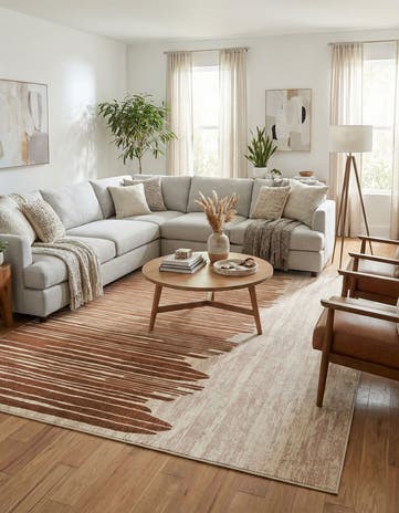 10' x 14' Easy-Clean Modern Indoor / Outdoor Rug