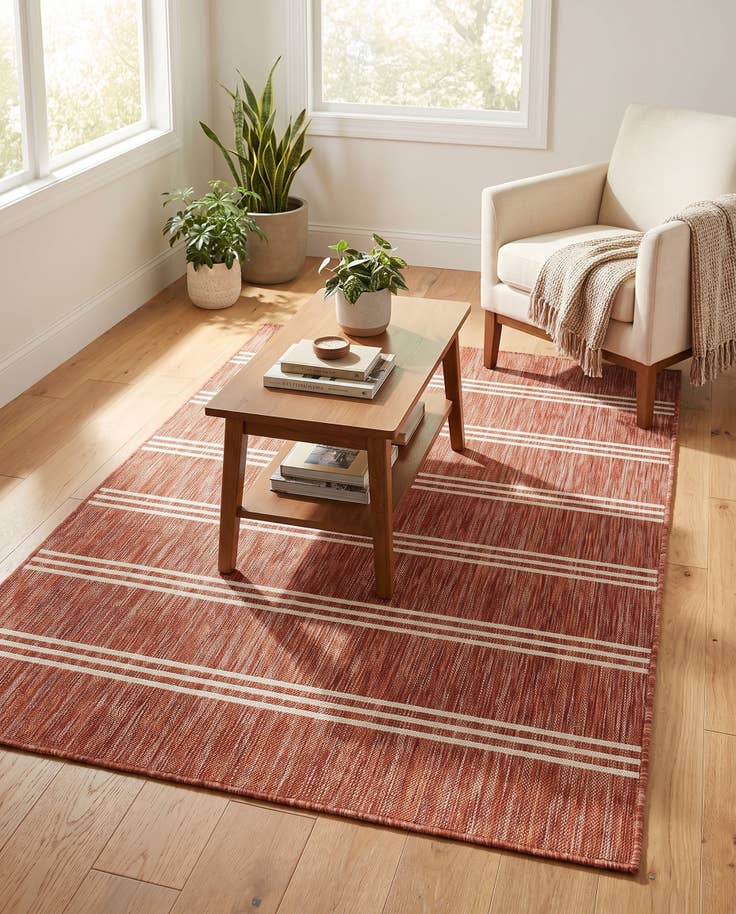 Detail image of 4' x 6' Easy-Clean Jill Zarin Anguilla Indoor / Outdoor Rug