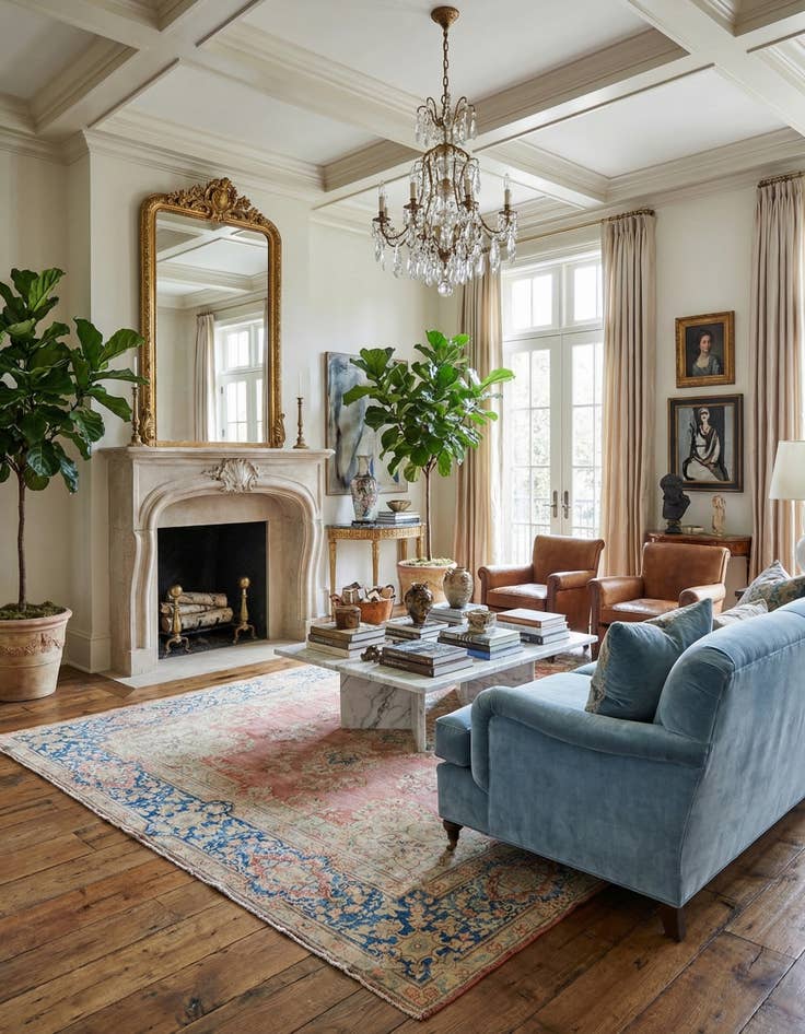 Detail image of 9' 8 x 13' Hand Knotted Ultra Vintage Persian Wool Rug