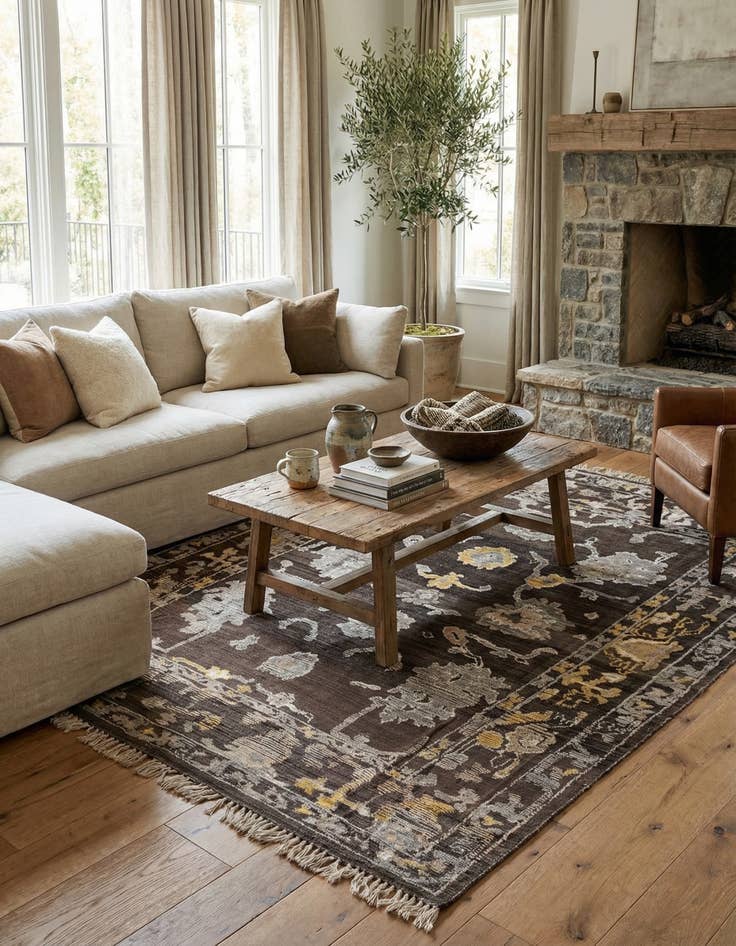 Detail image of 8' x 10' 3  Hand Knotted Moroccan Wool Rug