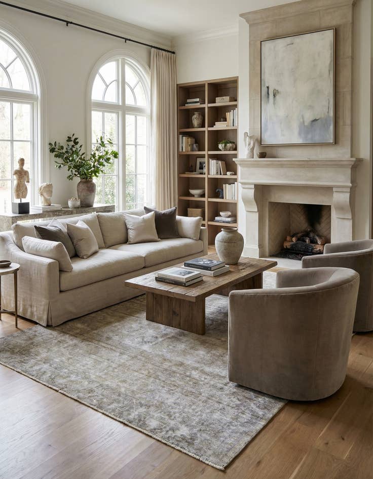 Detail image of 8' 10 x 12' 10  Hand Knotted Ultra Vintage Persian Wool Rug