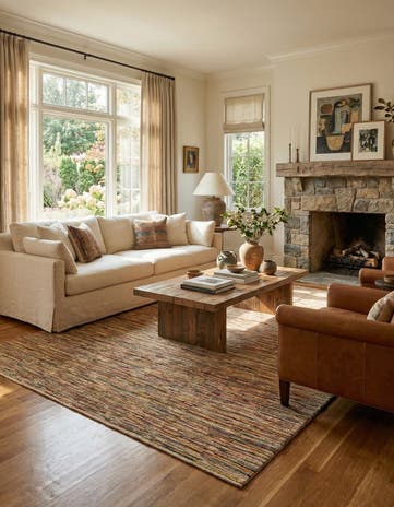 6' 6 x 9' 4 Hand Knotted Modern Ziegler Rug