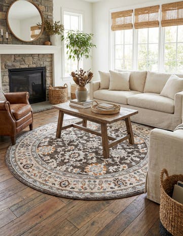 7' 10 x 7' 10 Charlotte Round Rug