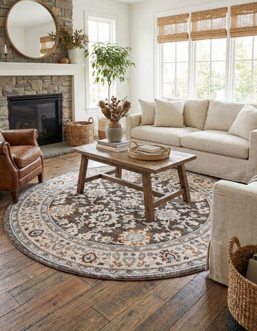 7' 10 x 7' 10 Charlotte Round Rug