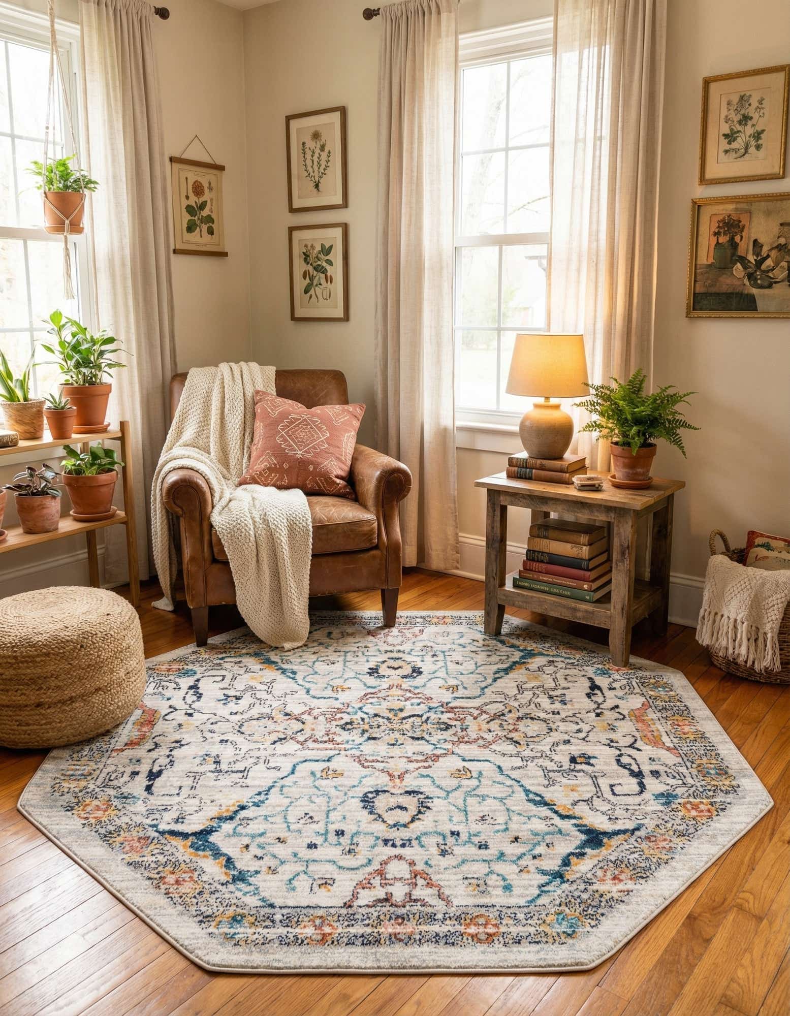 Primary image 5' x 5' Lola Octagon Rug