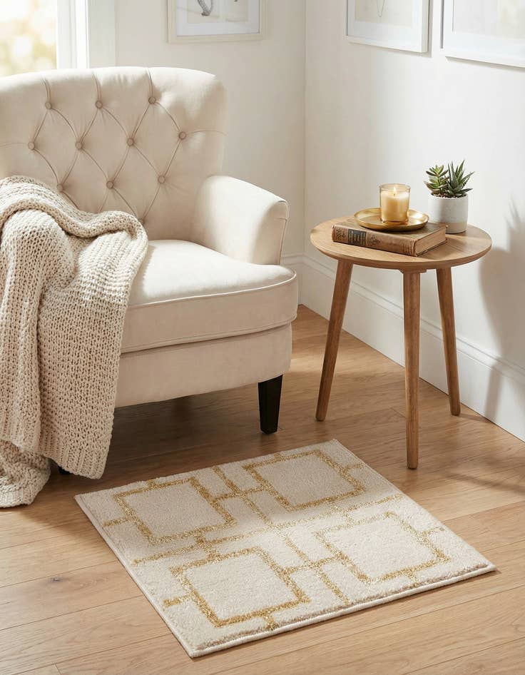 Detail image of 1' 4 x 1' 4  Marilyn Monroe&trade; Glam Deco Sample Rug