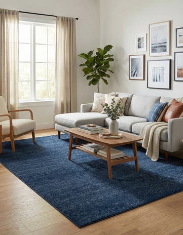 Navy Blue Angelica Rug