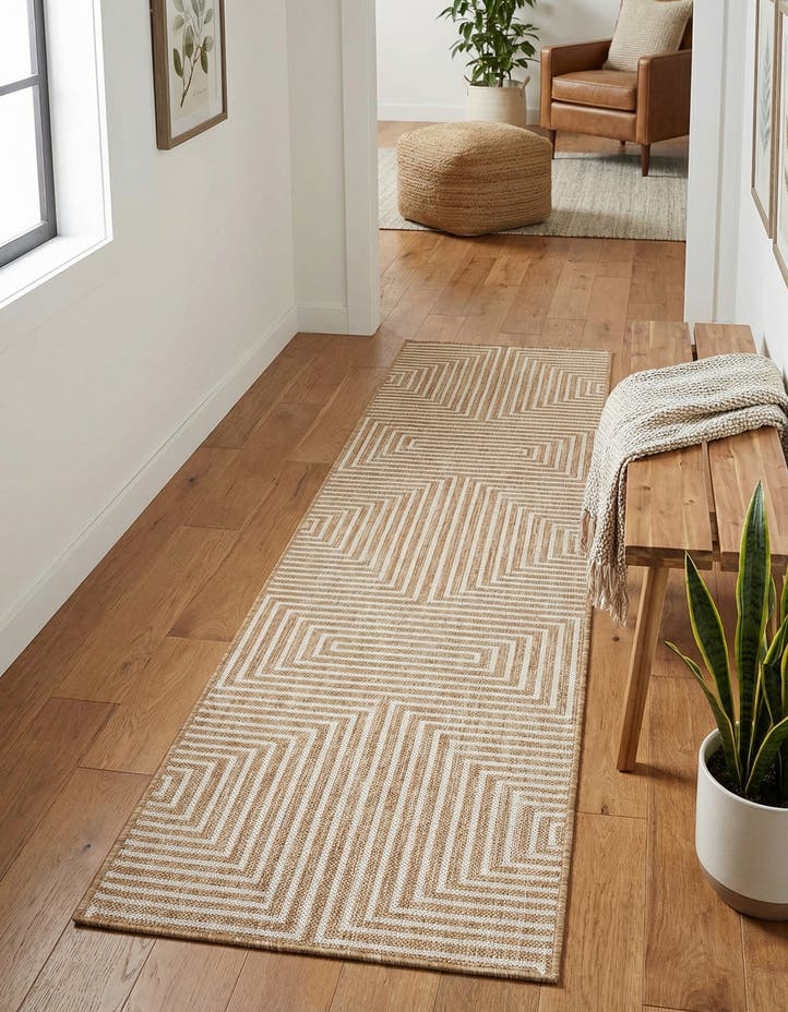 2' x 8' Easy-Clean Modern Indoor / Outdoor...