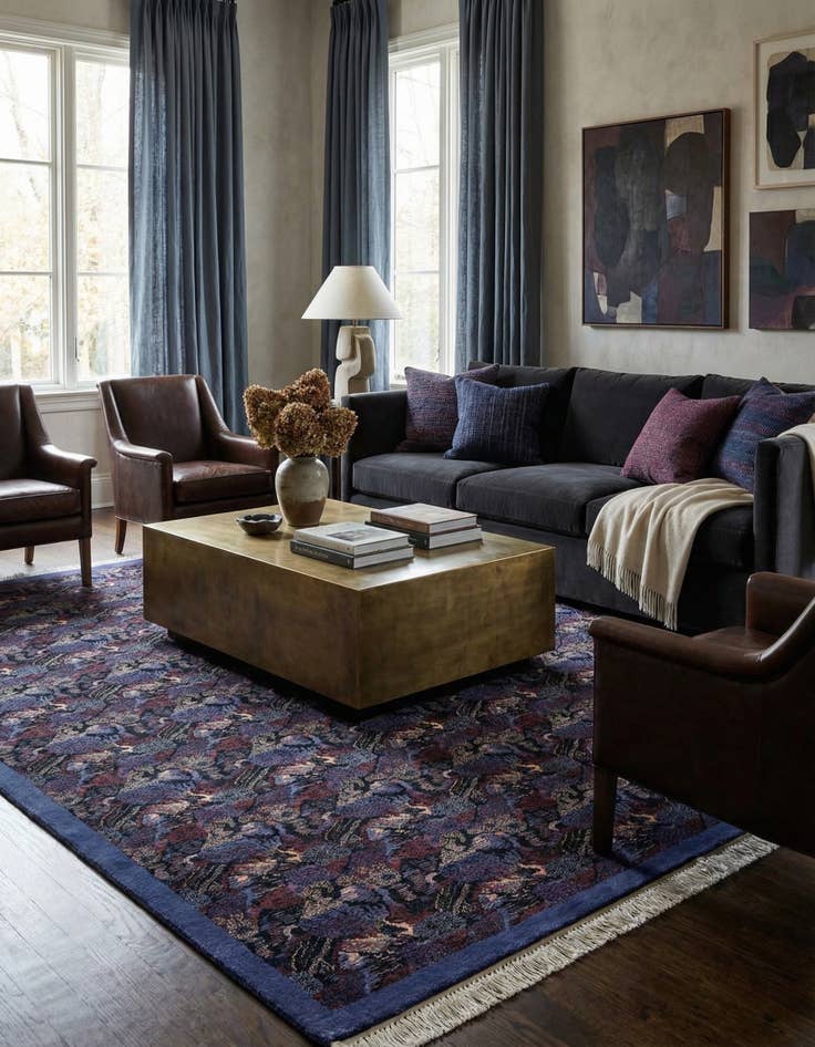 Detail image of 7' 8 x 10'  Hand Knotted Tibet Wool Rug