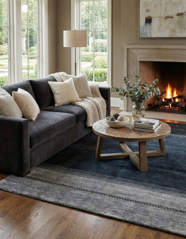 Detail image of  4' 8 x 6' 8 Gabbeh Rug