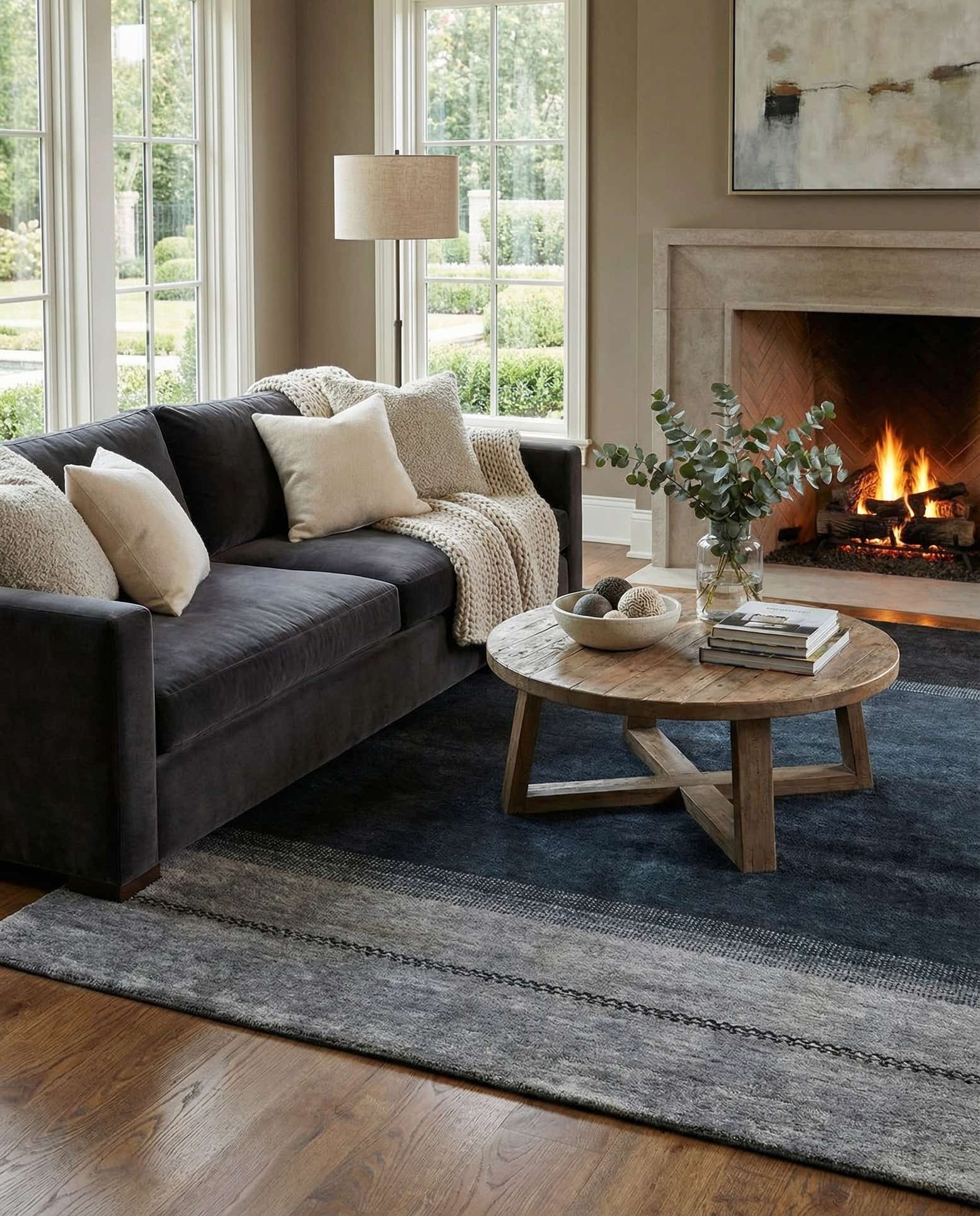 4' 8 x 6' 8 Gabbeh Rug