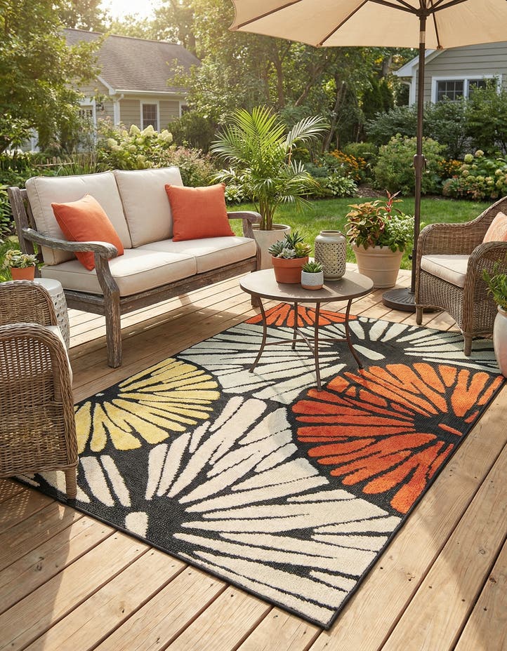 4' x 6' Easy-Clean Casablanca Indoor / Out...