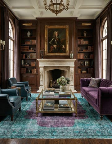 9' 7 x 12' 8 Hand Knotted Ultra Vintage Persian Wool Rug
