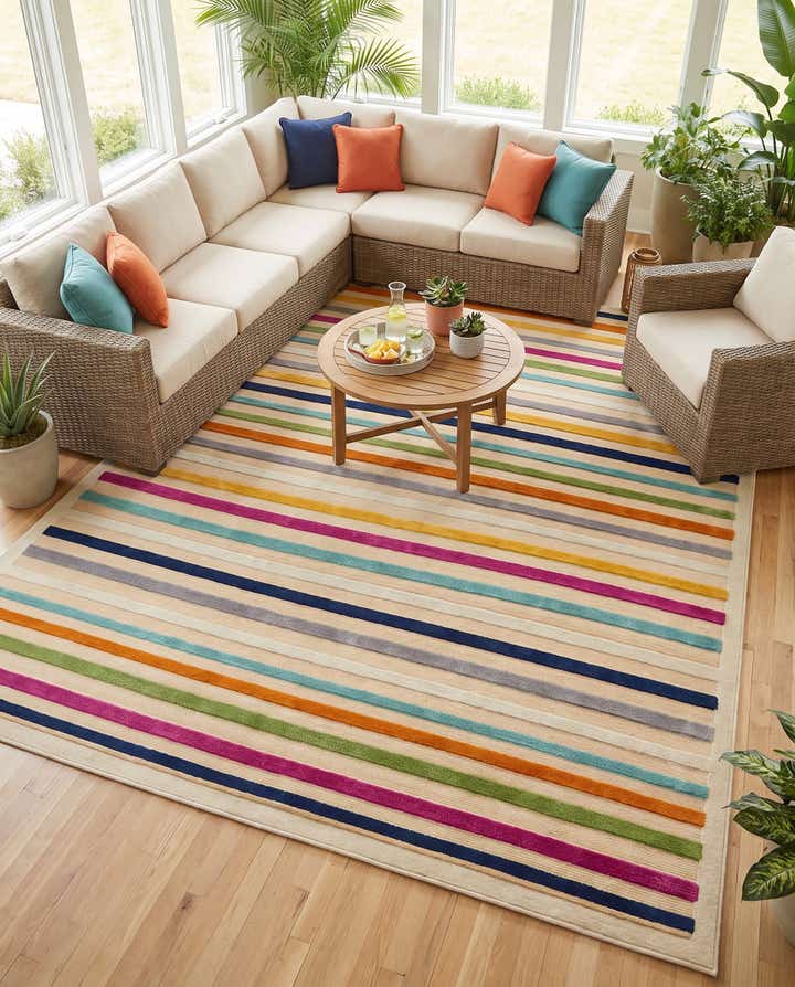 9' x 12' Easy-Clean Aruba Indoor / Outdoor Rug