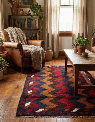 2' 10 x 4' 8 Hand Knotted Balouch Persian Wool Rug