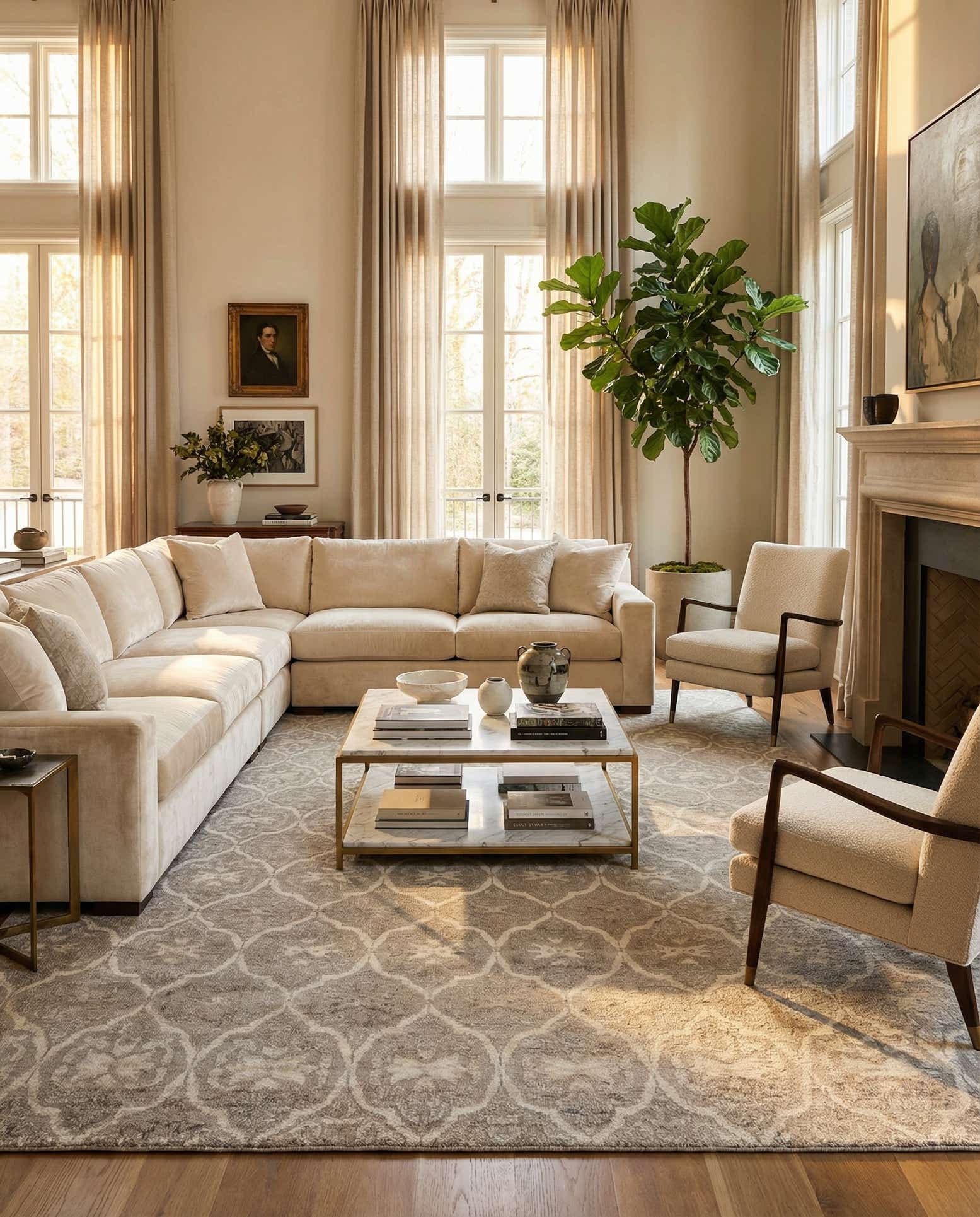 9' 8 x 13' 3 Hand Knotted Darya Rug