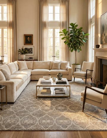 9' 8 x 13' 3 Hand Knotted Darya Rug