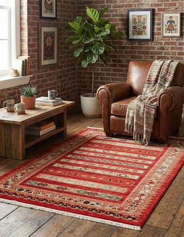 4' x 6' Kashkuli Gabbeh Rug