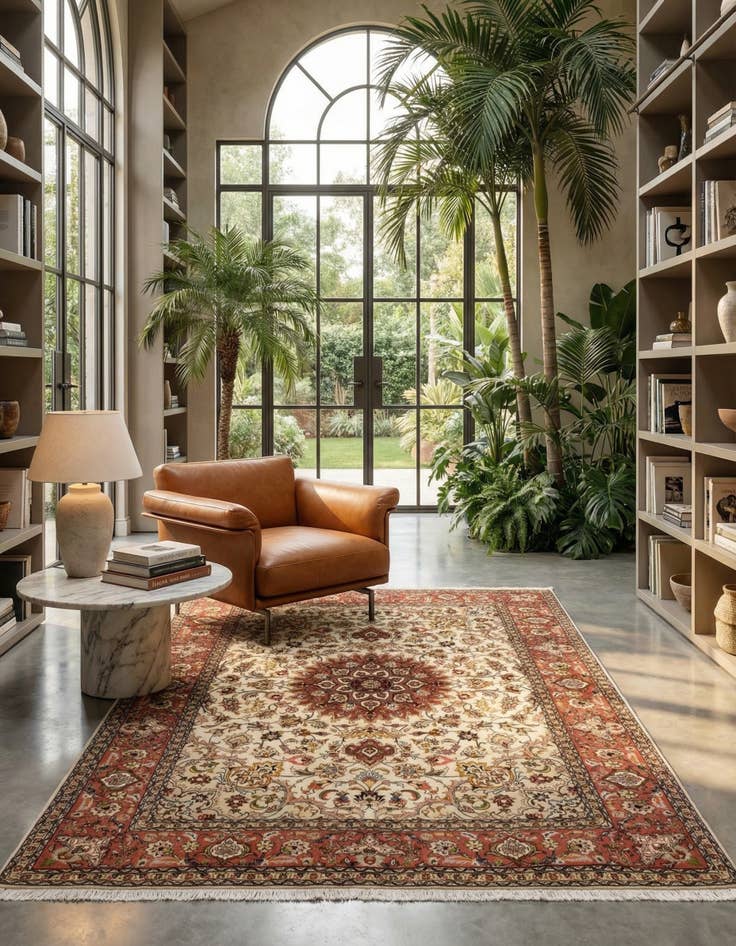 Detail image of 5' x 6' 11 Tabriz Rug