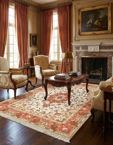 5' x 6' 11 Tabriz Rug