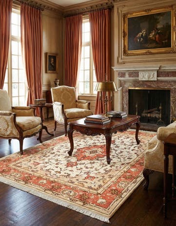 5' x 6' 11 Tabriz Rug