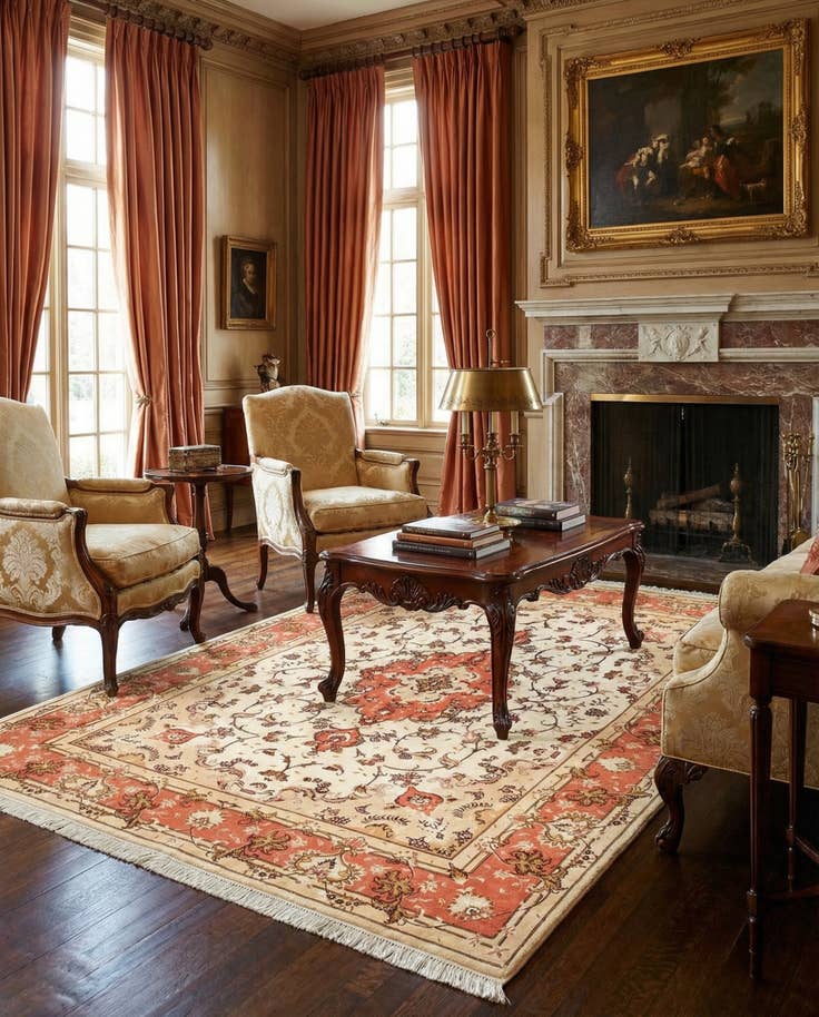 Detail image of 5' x 6' 11 Tabriz Rug