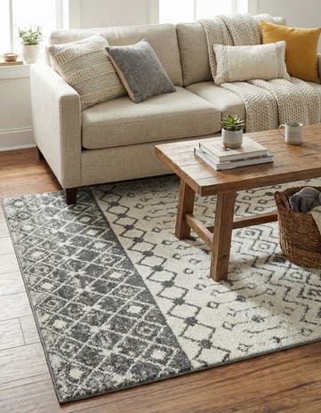 4' x 6' Moroccan Trellis Rug