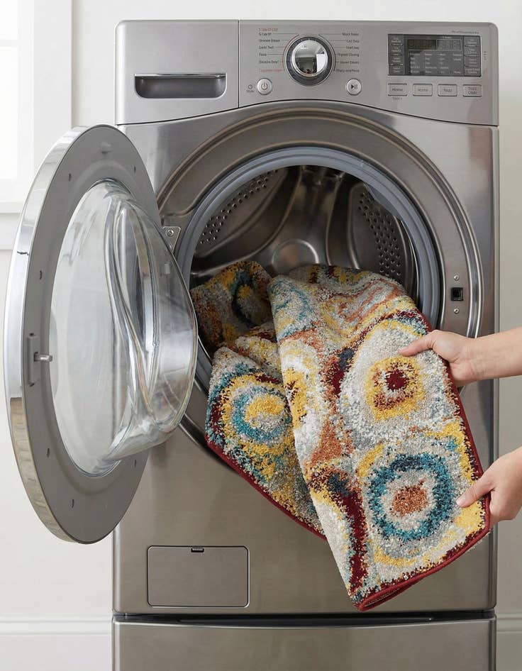 Detail image of  2' 7 x 12' Kamala Washable Runner Rug