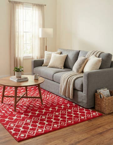 4' x 6' Moroccan Trellis Rug