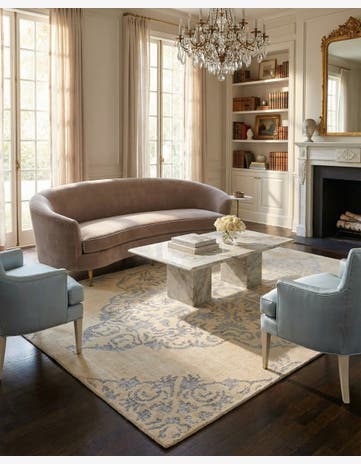 5' x 7' 10 Hand Knotted Darya Rug
