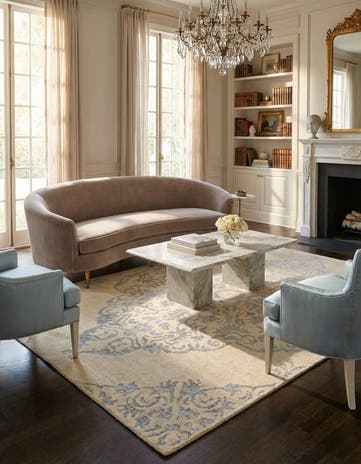 5' x 7' 10 Hand Knotted Darya Rug