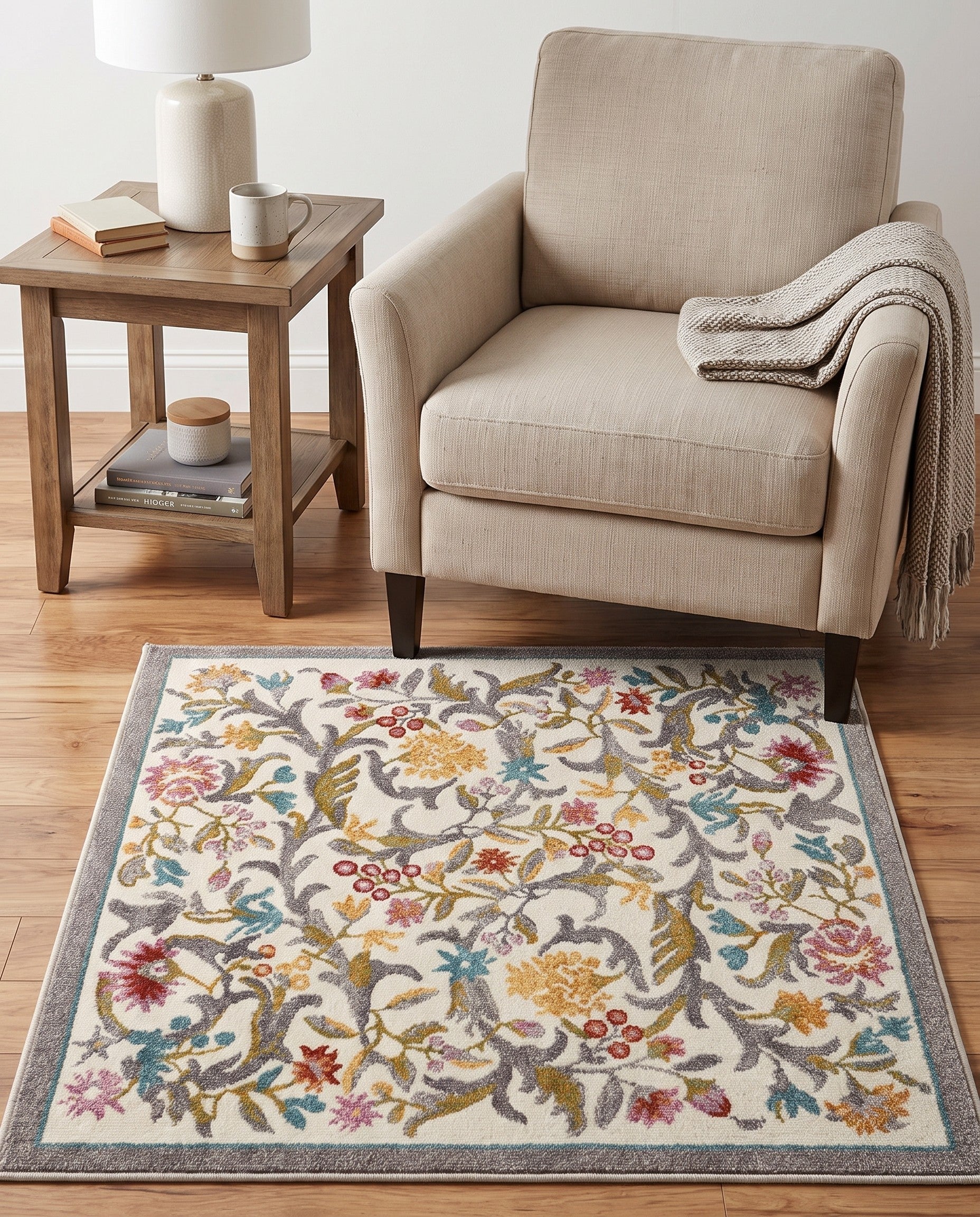 100cm x 100cm Blossom Square Rug