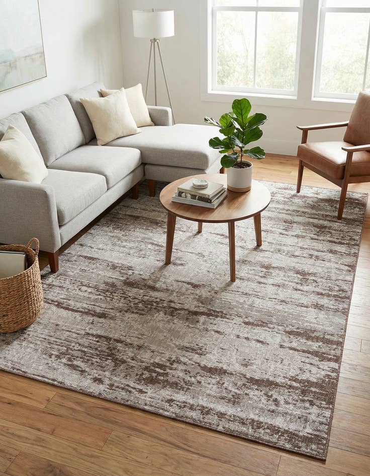 Detail image of  9' x 12'  Washable Modern Indoor / Outdoor Rug