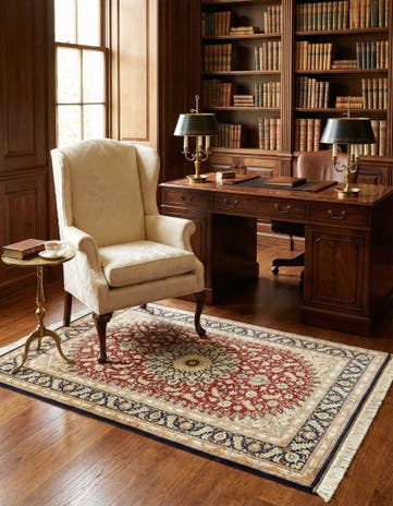 2' 8 x 3' 10 Ghom Silk Rug