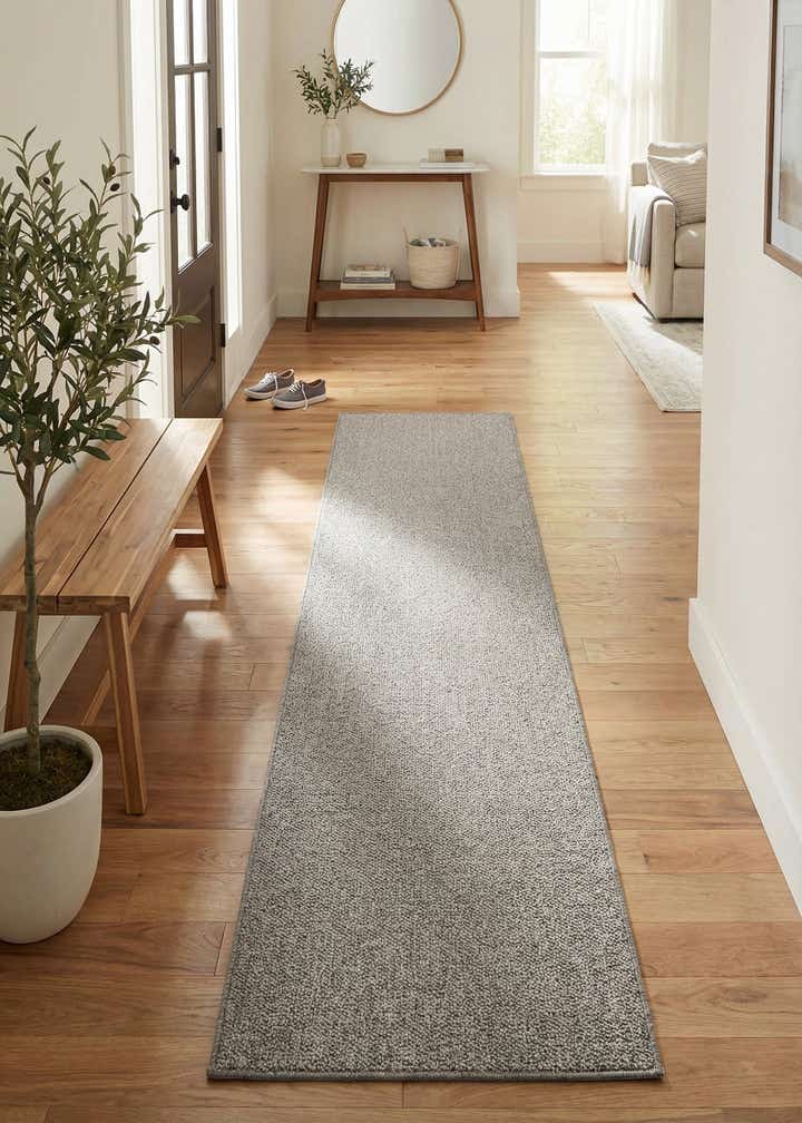 2' x 8' Easy-Clean Solid Indoor / Outdoor Runner Rug