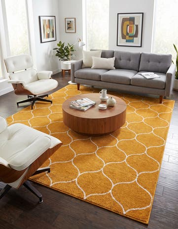 7' 10 x 10' Lattice Frieze Rug